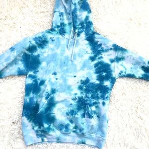 Tie-dyed hoodie